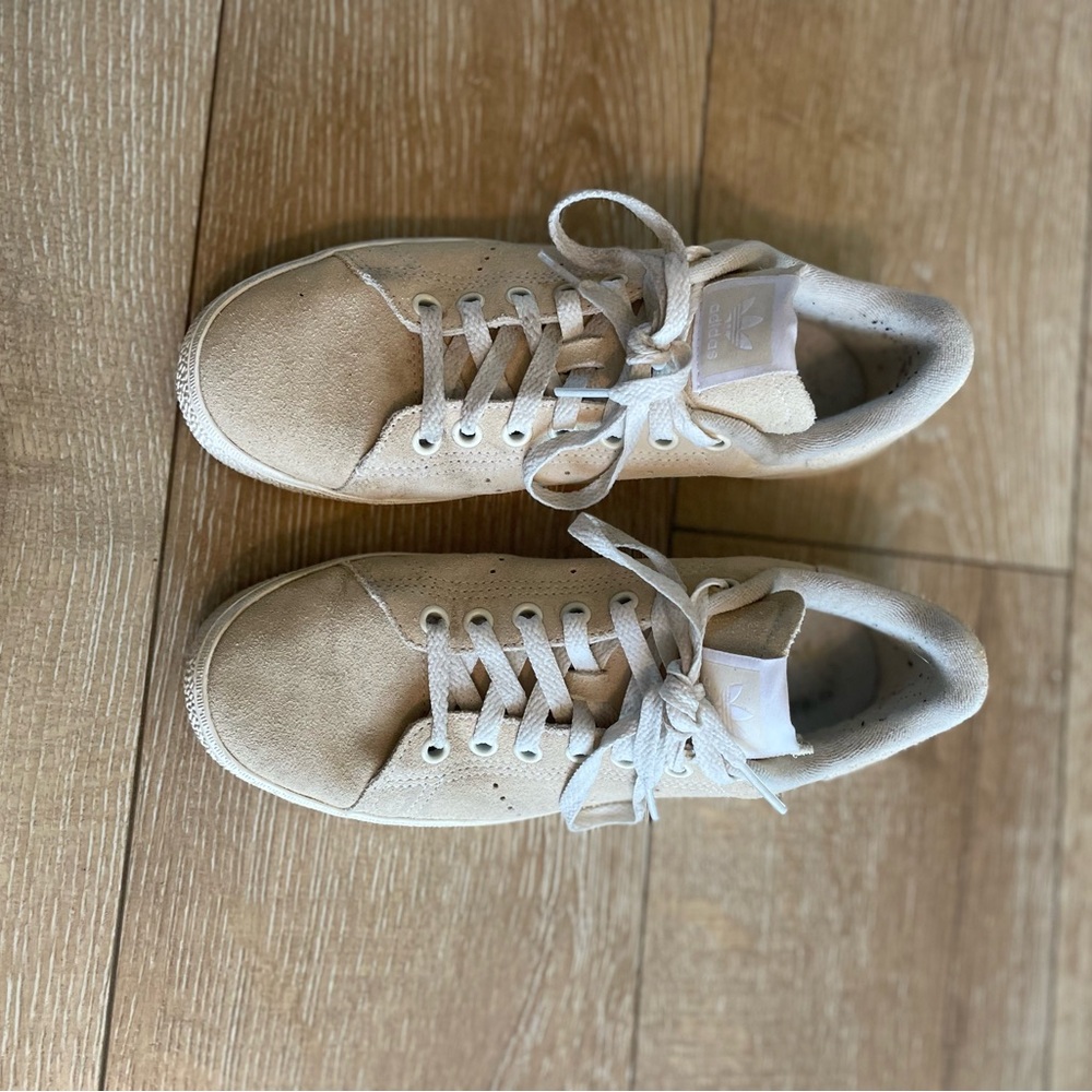 Adidas Beige Sneakers - Size 8